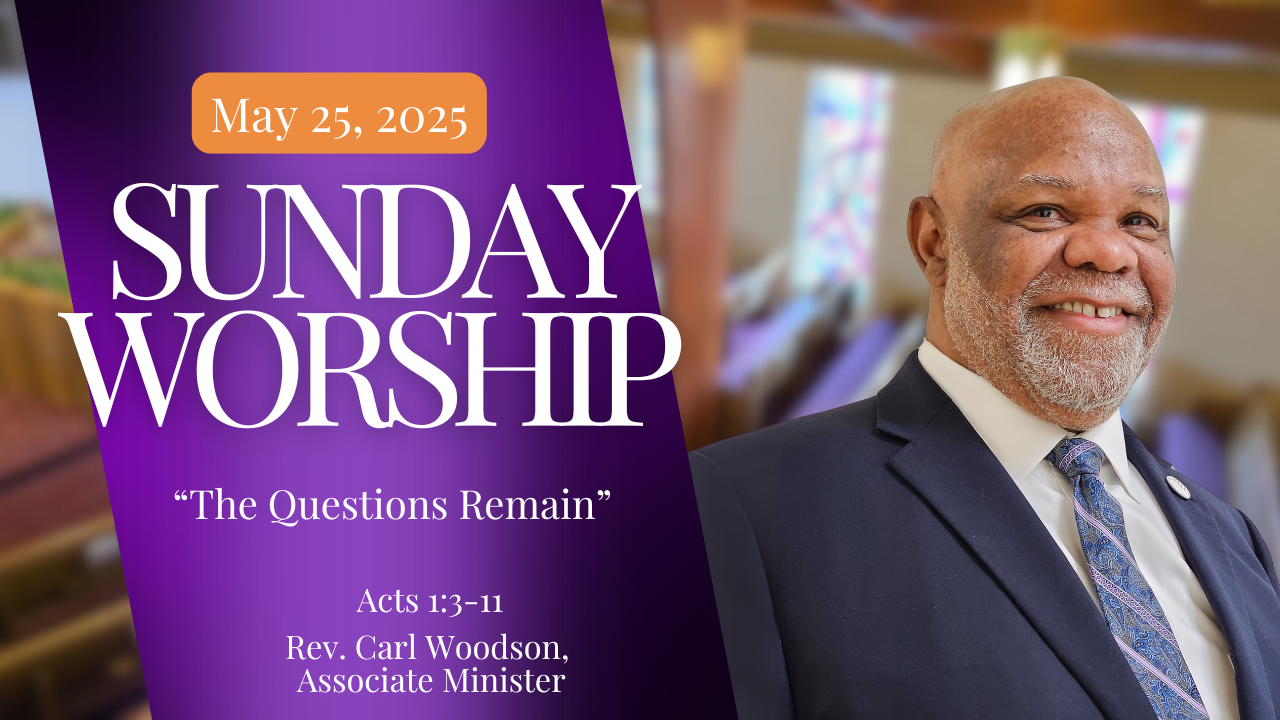 Rev Woodson and title of sermon