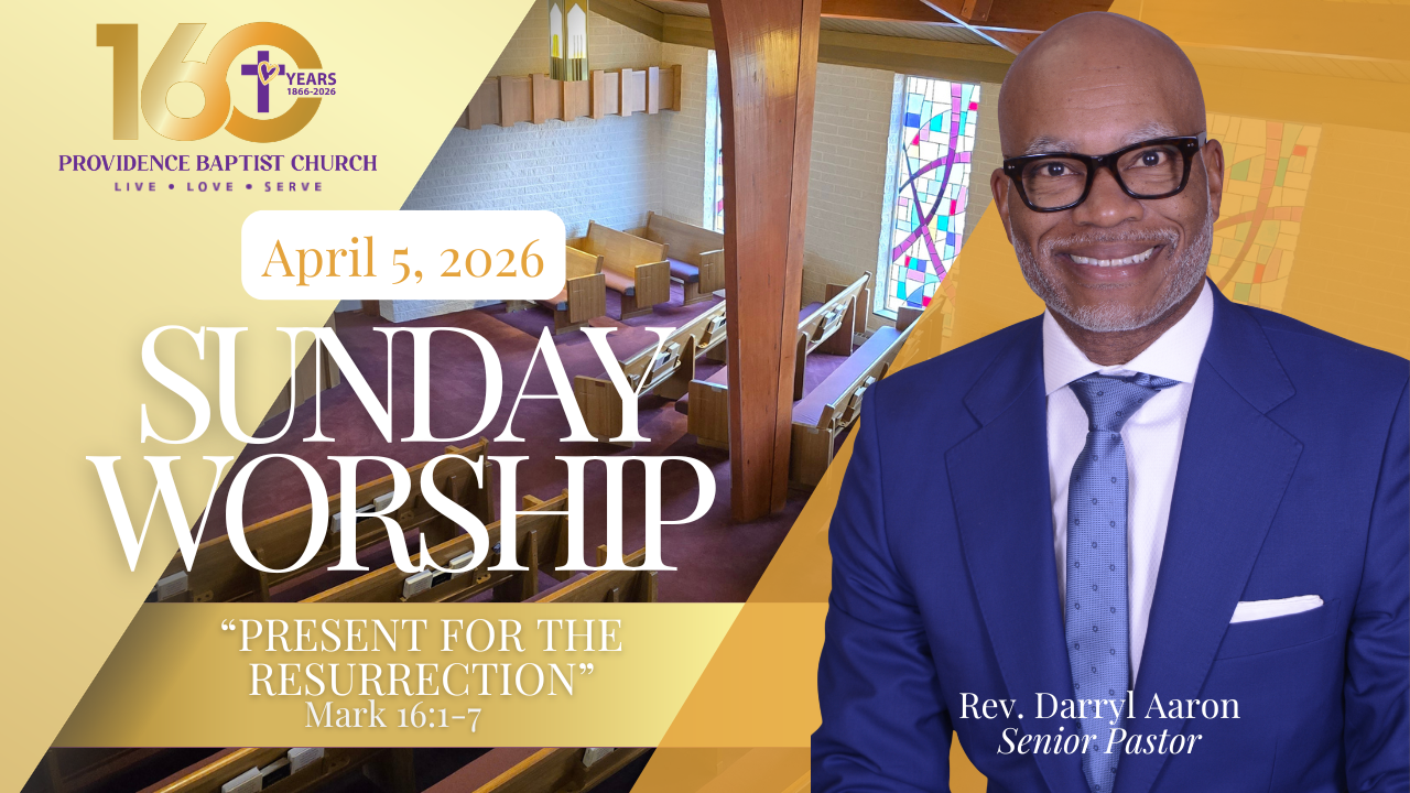 Rev Aaron and title of sermon